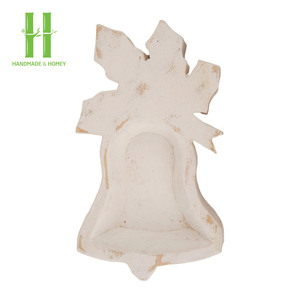 Cuenco de Madera de Lujo para Decoración del Hogar, Regalos de Pascua y Navidad, Hecho a Mano en Vietnam con Impresión de 3 Colores - Product Image 4