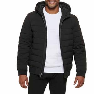 Chaqueta acolchada de talla grande para hombre de la mejor calidad, chaqueta acolchada cálida de invierno con cuello levantado, tela de punto transpirable de Dress Sports - Product Image 6