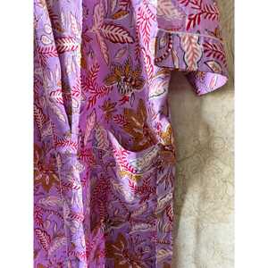 Robe Kimono Florale Légère Faite Main en Coton Pur pour Demoiselles d'Honneur – Hauts Décontractés Élégants - Product Image 3