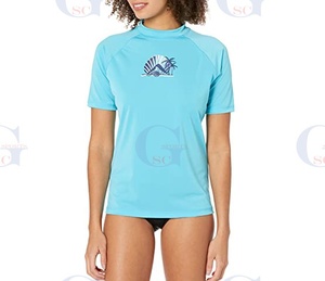 Bjj – chemises de compression à manches courtes pour femmes, protections anti-éruption, tissu ultra doux avec impression personnalisée - Product Image 3