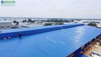Materiales de construcción ligeros Hoja de techo de PVC trapezoidal Teja Upvc Teja para almacén Techos Tejas Para teja