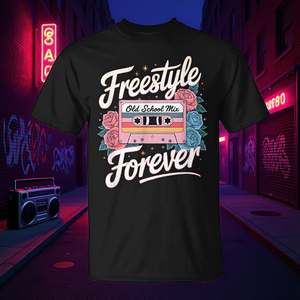 T-Shirt Promozionale Stile Retrò Freestyle Forever Old School Mix - Product Image 3