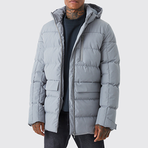 Chaquetas de Invierno Acolchadas para Hombre, Tallas Grandes, Diseño y Logotipo Personalizados, Totalmente Estampadas, Cómodas y Confiables - Product Image 4