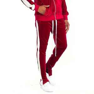 Ensemble de survêtement d'hiver en velours pour homme en deux pièces, doublure en polaire à capuche, taille élastique, ample, manches longues, épaules tombantes - Product Image 3