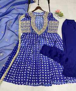 FANCY BSY VISCOSE SEQUENCE CODING BRODERIE HAUT BAS AVEC DUPATTA FESTIVE WEAR PRIX DE GROS VÊTEMENT ETHNIQUE SALWAR KAMEEZZ - Product Image 6