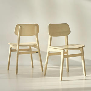 Viet Nam NARVIK madera de caucho y madera MFC/MDF alta calidad nueva silla de comedor moderna superior (Natural 50) - Product Image 5