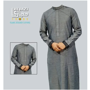 Ropa y accesorios musulmanes tradicionales transpirables de Thobe formal para hombres cómodos y elegantes - Product Image 2