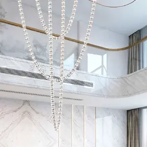 Lámpara Kayda de Diseño Moderno, Impresa en 3D, Rectangular, Blanco Cálido, para Isla de Cocina, Hogar, Villa, Restaurante, Sala de Estar - Product Image 4