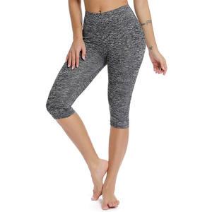 Women's Lightweight Seamless Gym Exercise <b>Leggings</b> Crossover Waist Fitness <b>Capris</b> Scrunch Butt <b>Leggings</b> For Women - Product Image 5