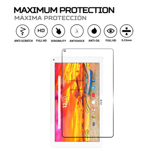ตัวป้องกันหน้าจอป้องกันการกระแทกสำหรับแท็บเล็ตเอสพีซี ดาร์กโกลว์ 101 เพิ่มประสิทธิภาพการอ่านและความทนทาน - Product Image 2