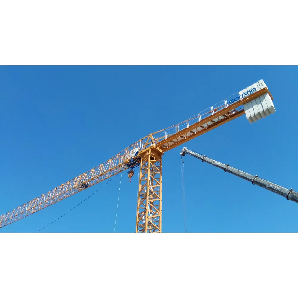 Turkish Tower Crane Engineering Construction Machinery Cranes 8 10 Ton Lifting Best Low Price Tower Cranes made in turkey 6020