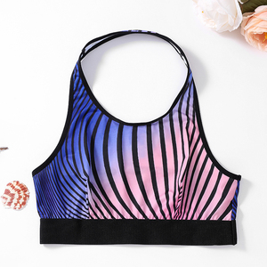 Offre Spéciale débardeur de fitness décontracté pour femmes grande taille caraco de yoga respirant avec soutien-gorge de gymnastique absorbant les chocs non marquant pour le sport - Product Image 5