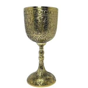 Juego de dos diseño grabado hecho a mano elegante cáliz de Metal más vendido Bar y suministros de copa de vino Metal Drinkware - Product Image 5