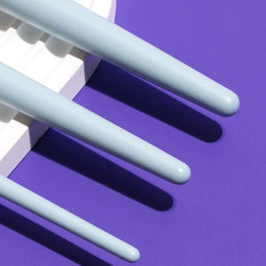 Juego de brochas de maquillaje blancas de 8 piezas al por mayor, brochas veganas de cerdas suaves para maquillaje, brochas de <span class=keywords><strong>belleza</strong></span> para ojos y rubor en polvo simples - Product Image 4