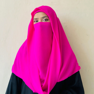 Venta al por mayor de calidad superior musulmán Hijab-Ligero de color sólido de poliéster transpirable de secado rápido para las mujeres - Product Image 3