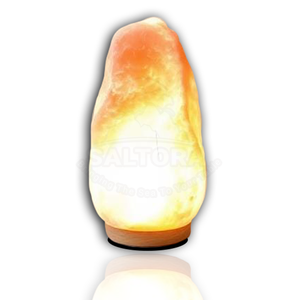 Lámpara de sal Rosa natural del Himalaya del fabricante pakistaní, lámpara de cristal con brillo calmante para yoga, spa y decoración del hogar - Product Image 6