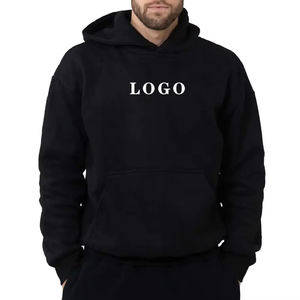Custom Cotton Boxy Oversized French Terry Hoodies Heavyweight Hoodie Fabricante Boxy Fit Cropped Hoodie - Product Image 3