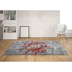 Alfombra con Diseño de Labios, Alfombras con Estampado de Labios, Alfombra Decorativa, Alfombra de Terciopelo con Diseño de Labios Sensuales - Product Image 2