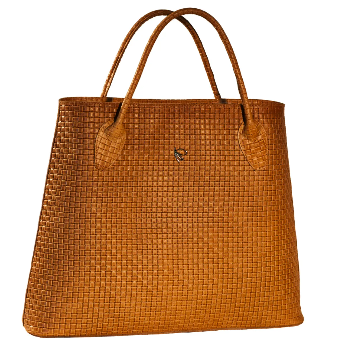 Высококачественная итальянская женская сумка-тоут ручной работы из натуральной кожи с ручками NICOLE INTERWEAVING