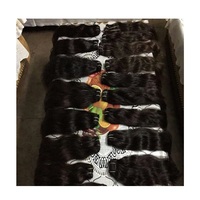 Vente en gros de mèches brutes naturelles de marque Hamson, lisses/ondulées/bouclées, cheveux brésiliens, double épaisseur, Remy vierges, 100g