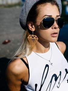 12 paires de boucles d'oreilles africaines en bois Boho Drop bohème pendentif boucles d'oreilles légères Style ethnique boucles d'oreilles en bois - Product Image 4