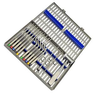 Kit de Osteótomos para Levantamiento de Seno Maxilar Oral, de Acero, Rectos, Cóncavos, 10 Piezas, Instrumento SurgiRight - Product Image 4