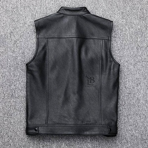 เสื้อกั๊กลำลองสำหรับผู้ชายเสื้อกั๊กหนังวัวมีสไตล์สำหรับ2025 - Product Image 5