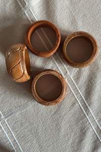 Anillo de Servilleta de Madera con Acabado Elegante y Personalizable para Accesorios de Mesa de Comedor Modernos que Ofrece un Aspecto Limpio y Natural - Product Image 5