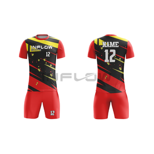 Camiseta de Fútbol de Invierno 100% Poliéster, Personalizada, Tejido de Malla, Secado Rápido, Transpirable, Anti-UV, Logotipo Frontal, Camiseta de Equipo - Product Image 4