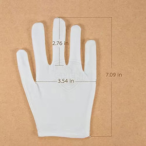 Guantes de Algodón Transpirables, Duraderos y Seguros, Protección Completa para los Dedos, Hechos en Pakistán, Guantes de Algodón Ligeros en Venta - Product Image 3