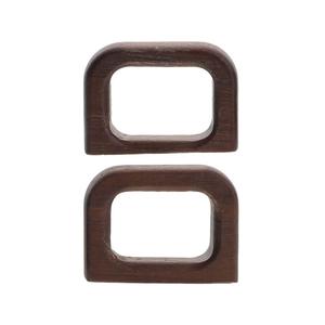 Lot de 4 ronds de serviette décoratifs en bois rustiques, fabriqués à la main et respectueux de l'environnement, accessoires de salle à manger pour un usage quotidien, prix de gros - Product Image 1