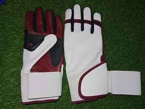 2025 personnalisé longue manchette frappeur Baseball gants fabricants Logo conception en cuir véritable homme enfants jeunesse Baseball Softball gants - Product Image 5