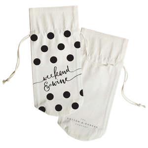 ถุงผ้าแคนวาสสำหรับใส่ไวน์ในวันหยุดสุดสัปดาห์และโอกาสพิเศษ - Product Image 2