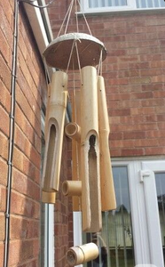 Carillón de viento de bambú de Vietnam auténtico hecho a mano diseño moderno personalizable característica ecológica suministro confiable - Product Image 3