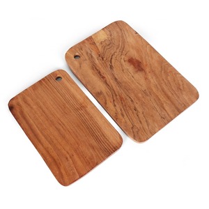 Tabla de cortar de madera ecológica de alta calidad, hecha a mano con incrustaciones de mármol duraderas, para servir y cortar en la cocina. - Product Image 2
