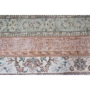 Turkish 2x4.5 ft Rug, Vintage Rug, <b>Brown</b> Moroccan <b>Wool</b> Rug - Product Image 5