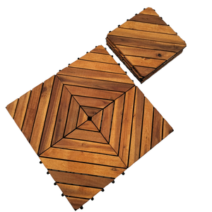 Wood DIY Decking Tiles 300*300mm <b>for</b> Interior - Exterior Home Decor Garden Decor Terrace Decor Back Yard - Product Image 1