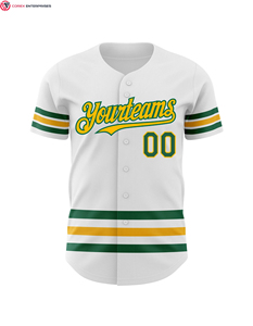 Camisetas de béisbol sublimadas transpirables Camiseta de equipo de béisbol Camiseta de botón completo clásica Premium personalizada - Product Image 5