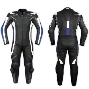Combinaison de course en coton pour moto d'hiver, conçue pour les pilotes professionnels, offrant une sécurité à haute vitesse et une utilisation en longue durée. - Product Image 1