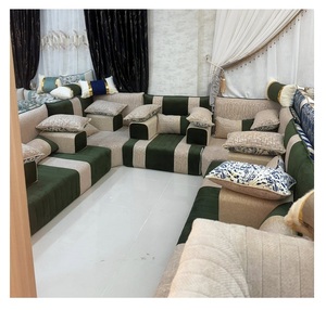 Sofá estilo Majlis árabe, diseño clásico, elegante conjunto para sala de estar, asientos de esquina de lujo, diseño que ahorra espacio - Product Image 1