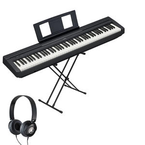 เปียโนดิจิตอลยามาฮ่า P-45 เปียโนดิจิตอลระดับมืออาชีพสำหรับการฝึกซ้อมที่บ้าน โรงเรียนสอนดนตรี และสตูดิโอสอนดนตรี - Product Image 1
