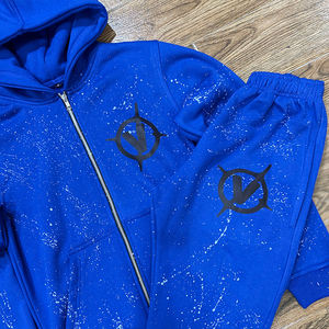 Fabricación Profesional de Chándales Urbanos para Hombre, Transpirables y Cómodos, Chándales Personalizados con Cremallera y Lavado Ácido para Hombre - Product Image 2