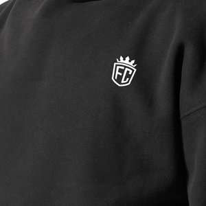 Sweat-shirt à capuche noir pour femme, en molleton doux, avec poche kangourou, confortable, décontracté, streetwear, haut à manches longues - Product Image 5