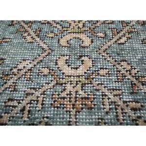 Erbe Hand Knotted <b>Wool</b> Rugs Grey & Black Medallion Abstract & Rectangle Designs Flat Weave & Jute for Home Use Model GS-14 - Product Image 3