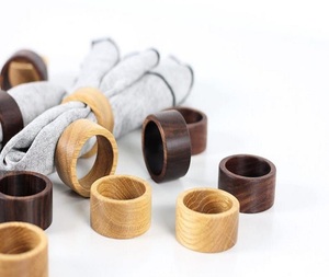 Servilleteros de Madera Modernos y Ecológicos Tallados a Mano, Servilleteros de Lujo para Fiestas y Restaurantes de F S INTERNATIONAL - Product Image 4