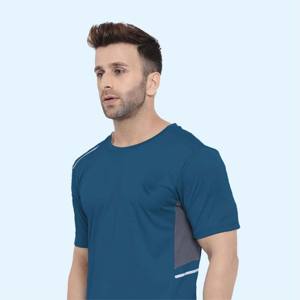 Camiseta atlética de rendimiento para hombre-Tela suave y duradera-Perfecta para fitness, entrenamiento y uso diario - Product Image 3