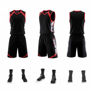 Conjuntos de uniformes de baloncesto de calidad barata, camisa sin mangas, chándales universitarios, conjunto de ropa de secado rápido para exteriores - Product Image 4