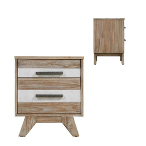 Table de chevet en bois SOHO, choix de qualité supérieure, design luxueux, meubles de chambre à coucher, bois massif d'acacia/chêne/pin, prix d'usine, approvisionnement direct - Product Image 1
