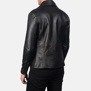 Veste en cuir unisexe sur mesure en gros, design patchwork, haute qualité, coupe-vent, respirante, veste de moto, fermetures éclair personnalisées - Product Image 4
