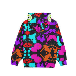 Sudadera con capucha y cremallera de cara completa para hombre de alta calidad hecha a medida con Material de poliéster de algodón de retazos diseño elegante para el invierno - Product Image 2